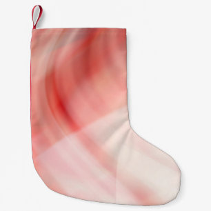 Petite Chaussette De Noël arrière - plan rouge et rose abstrait avec anneaux