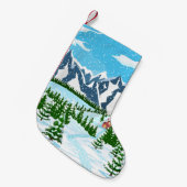 Petite Chaussette De Noël Arrière - plan simple et transparent - dessin manu (Devant (Accrochage))