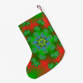 Petite Chaussette De Noël Arrosage floral de Noël (Dos (Accrochage))