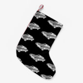 Petite Chaussette De Noël Art 1967 de bruit noir et blanc de Buick Riviera (Devant (Accrochage))