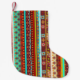 Petite Chaussette De Noël Art Boho Tribal : Textes Arrière - plans sans cout