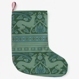 Petite Chaussette De Noël Art Déco Nouveau Chien Nature Motif animal
