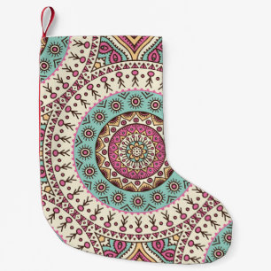 Petite Chaussette De Noël Art islamique : Décor Vintage sans couture