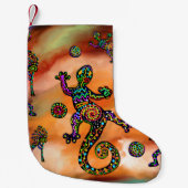 Petite Chaussette De Noël Art Kokopelli (Devant)