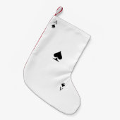 Petite Chaussette De Noël As de pique (Devant (Accrochage))