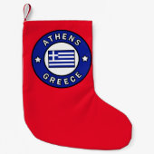 Petite Chaussette De Noël Athènes Grèce (Devant)