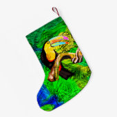 Petite Chaussette De Noël Atterrissage de Noël aux oiseaux toucans (Dos (Accrochage))