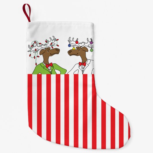 Petite Chaussette De Noël Attraction de Noël de l'orignal (Devant)