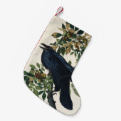 Petite Chaussette De Noël Audubon Raven Bird Classic Painting (Devant (Accrochage))