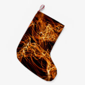 Petite Chaussette De Noël aurifère Abstrait (Devant (Accrochage))