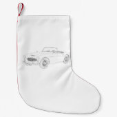 Petite Chaussette De Noël Austin-Healey 1960 (Devant)