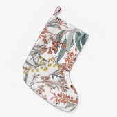 Petite Chaussette De Noël Australian native flowers. Seamless pattern black  (Devant (Accrochage))