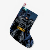 Petite Chaussette De Noël Avant Batman en couleur (Devant (Accrochage))