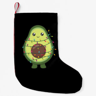 Petite Chaussette De Noël Avocado illuminations de Noël Amusant Avocados Adu