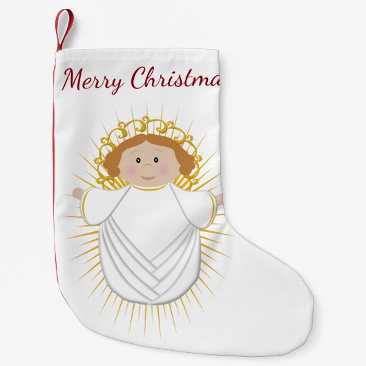 Petite Chaussette De Noël Baby Jesus (Devant)