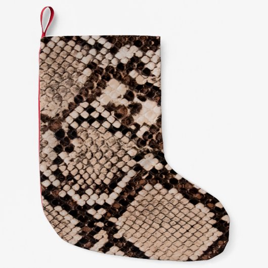 Petite Chaussette De Noël background of snake skin texture (Devant)