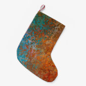 Petite Chaussette De Noël Background texture rust old brown (Devant (Accrochage))