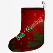 Petite Chaussette De Noël Bah Humbug (Dos)