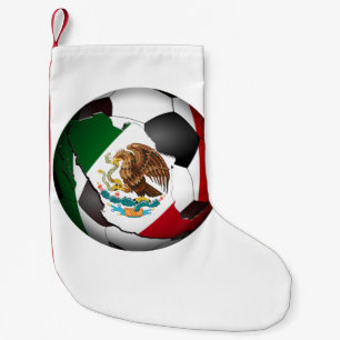 Petite Chaussette De Noël Bal de football mexicain