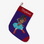 Petite Chaussette De Noël Ballerine noire de Noël (Devant (Accrochage))