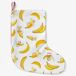 Petite Chaussette De Noël Banana Pattern 4