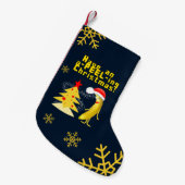 Petite Chaussette De Noël banane de Noël (Devant (Accrochage))
