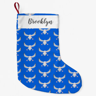 Petite Chaussette De Noël Bande dessinée de l'oiseau mûre albatros