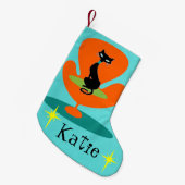 Petite Chaussette De Noël Bas complètement moderne de Noël de Kitty (Devant (Accrochage))