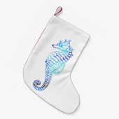 Petite Chaussette De Noël Bas côtier d'hippocampe de Noël (Devant (Accrochage))