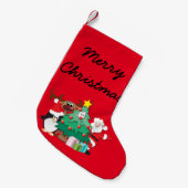 Petite Chaussette De Noël Bas de bande dessinée de Noël (Devant (Accrochage))