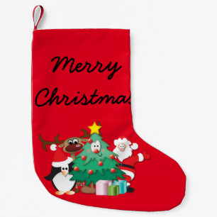 Petite Chaussette De Noël Bas de bande dessinée de Noël