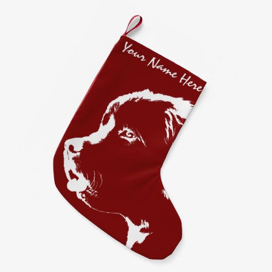 Petite Chaussette De Noël Bas de chien de bas de Noël de chien de (Devant (Accrochage))