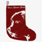 Petite Chaussette De Noël Bas de chien de bas de Noël de chien de (Devant)