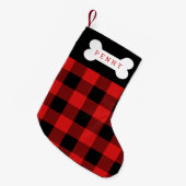 Petite Chaussette De Noël Bas de chien de contrôle de Buffalo (Devant (Accrochage))