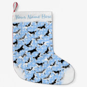 Petite Chaussette De Noël Bas de chien personnalisé par bas enroué de Noël (Devant)