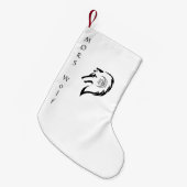 Petite Chaussette De Noël Bas de loup de MORs (Devant (Accrochage))
