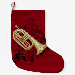 Petite Chaussette De Noël Bas de marche de musique d'euphonium