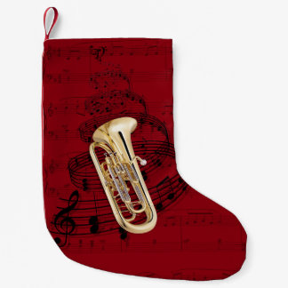 Petite Chaussette De Noël Bas de musique d'euphonium