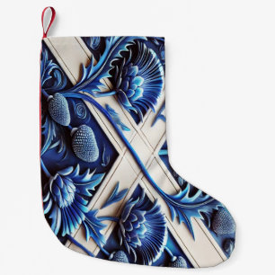 Petite Chaussette De Noël Bas de Noël avec chardon écossais