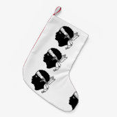 Petite Chaussette De Noël Bas de Noël avec Drapeau de Corse (Devant (Accrochage))