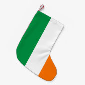 Petite Chaussette De Noël Bas de Noël avec drapeau d'Irlande (Devant (Accrochage))