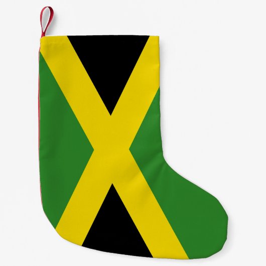 Petite Chaussette De Noël Bas de Noël avec le drapeau de la Jamaïque (Devant)
