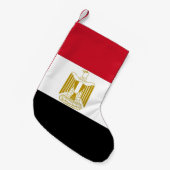 Petite Chaussette De Noël Bas de Noël avec le drapeau d'Egypte (Devant (Accrochage))