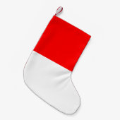 Petite Chaussette De Noël Bas de Noël avec le drapeau d'Indonésie (Devant (Accrochage))