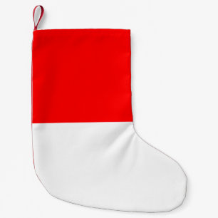 Petite Chaussette De Noël Bas de Noël avec le drapeau d'Indonésie