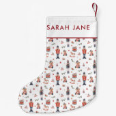 Petite Chaussette De Noël Bas de Noël Casse-Noisette (Dos)