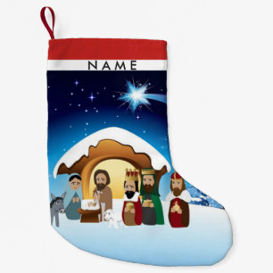 Petite Chaussette De Noël Bas de Noël de nativité