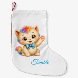 Petite Chaussette De Noël Bas de Noël de Tumble le chaton