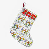 Petite Chaussette De Noël Bas de Noël de vacances d'hiver de Zac (Devant (Accrochage))