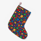 Petite Chaussette De Noël Bas de Noël d'impression de Meeple (Devant (Accrochage))